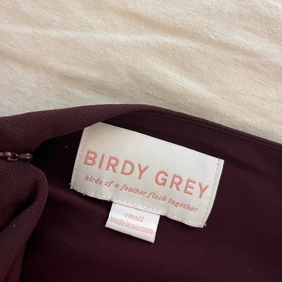 Birdy Grey Shamin Dress Crepe Cabernet - Picture 4 of 4